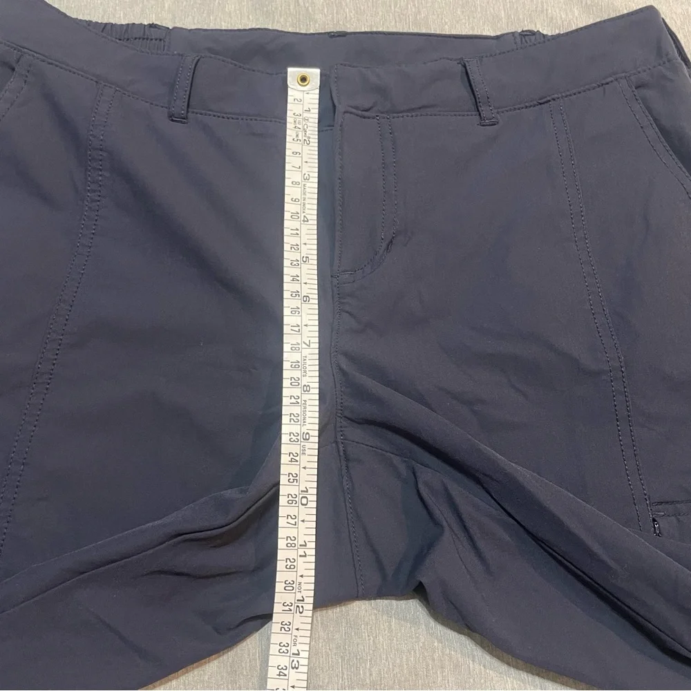 Kirkland Signature Travel Pants Size 10 Navy Blue Ankle Stretch Lightweight - Picture 8 of 11